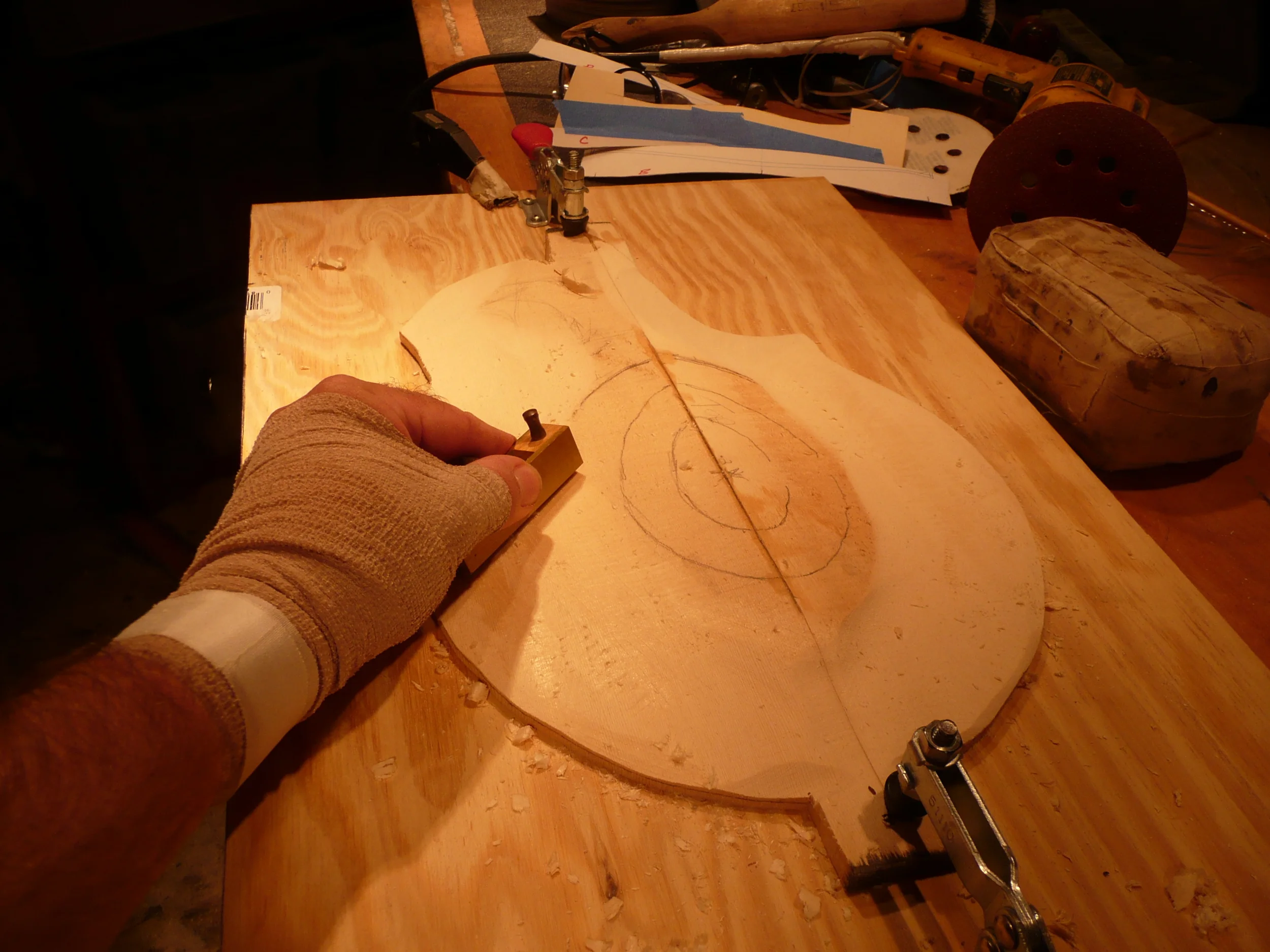  There is nothing like soft Spruce - Straight grain and a sharp finger plane 