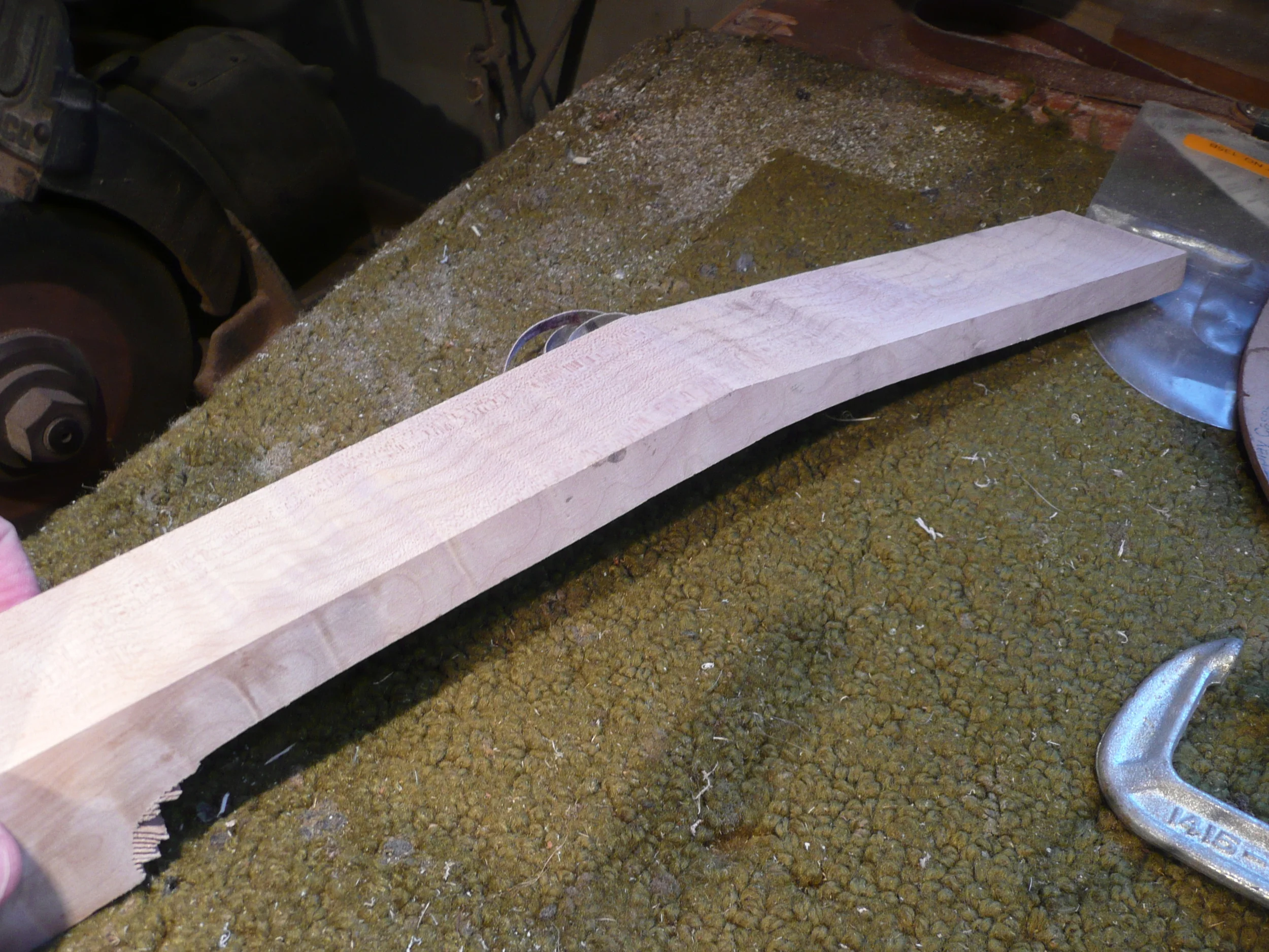  Curly Maple - Single piece neck 