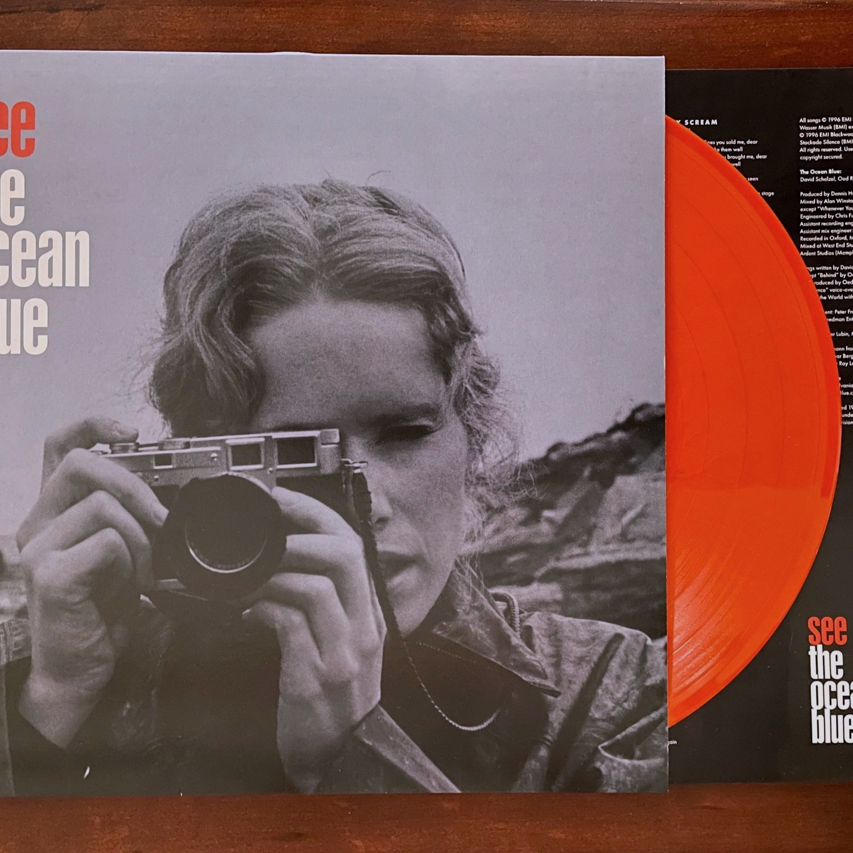 See The Ocean Blue LP (Orange Vinyl) — The Ocean Blue