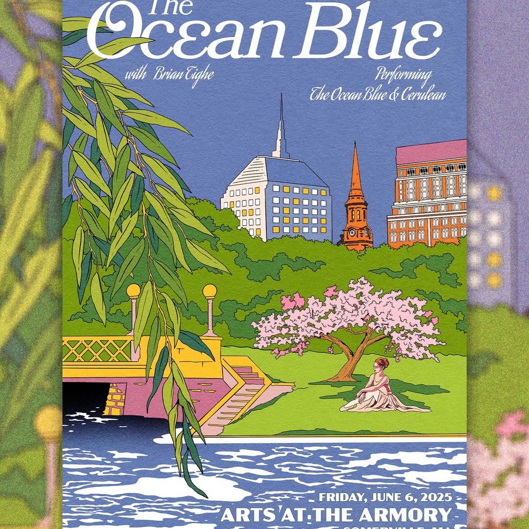 Boston! Tonight at Arts at the Armory in Somerville 🌊 Doors 6pm / Brian Tighe 7pm / The Ocean Blue 8pm 🌊