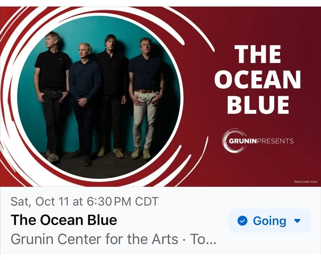 New Jersey! Just 2 weeks until we play Grunin Center for the Arts at Ocean County College in Toms River 🌊 hope to see you there!