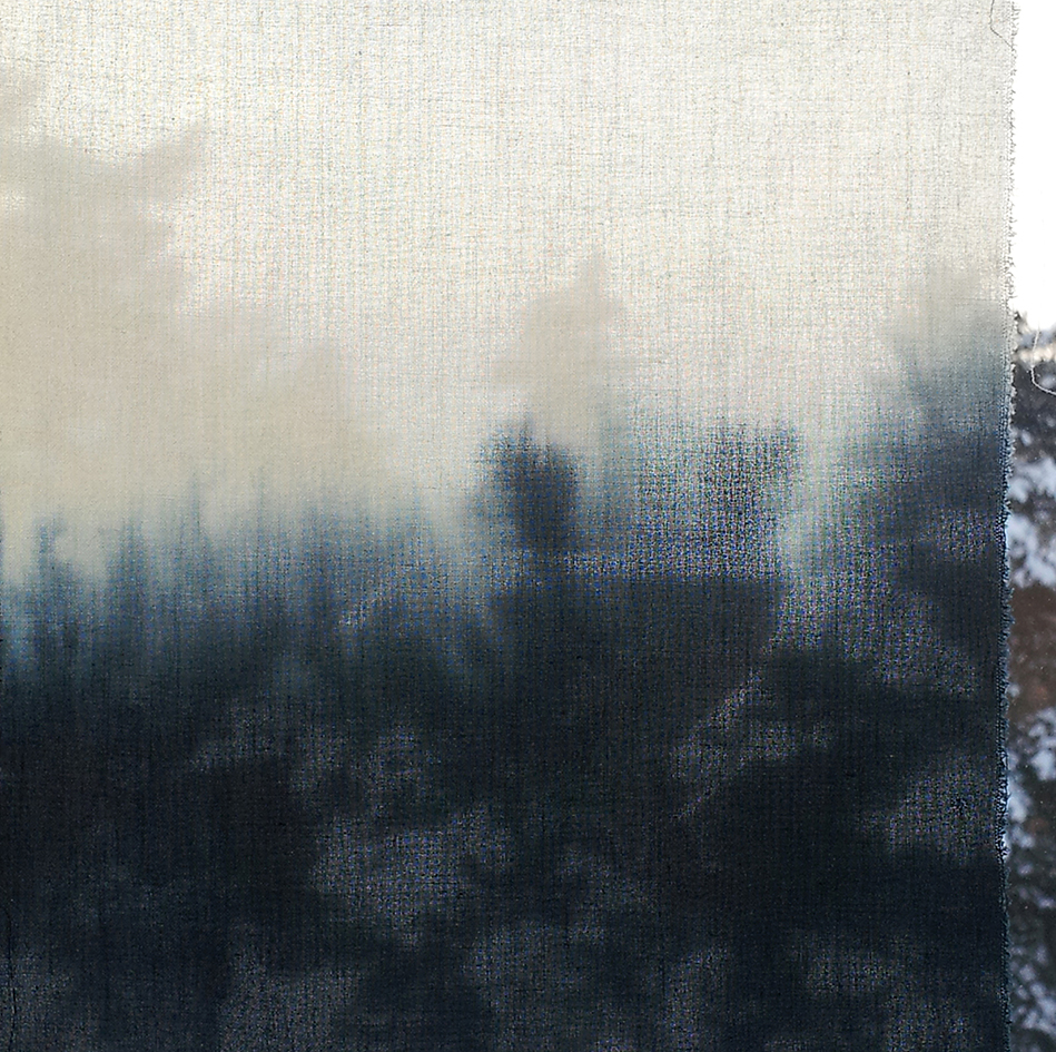  Projekt Mellanrummet. Igenom. Färgeri i shibori-teknik, fotografi.  All rights reserved. copyright&nbsp;Christel Kurén 2015. 