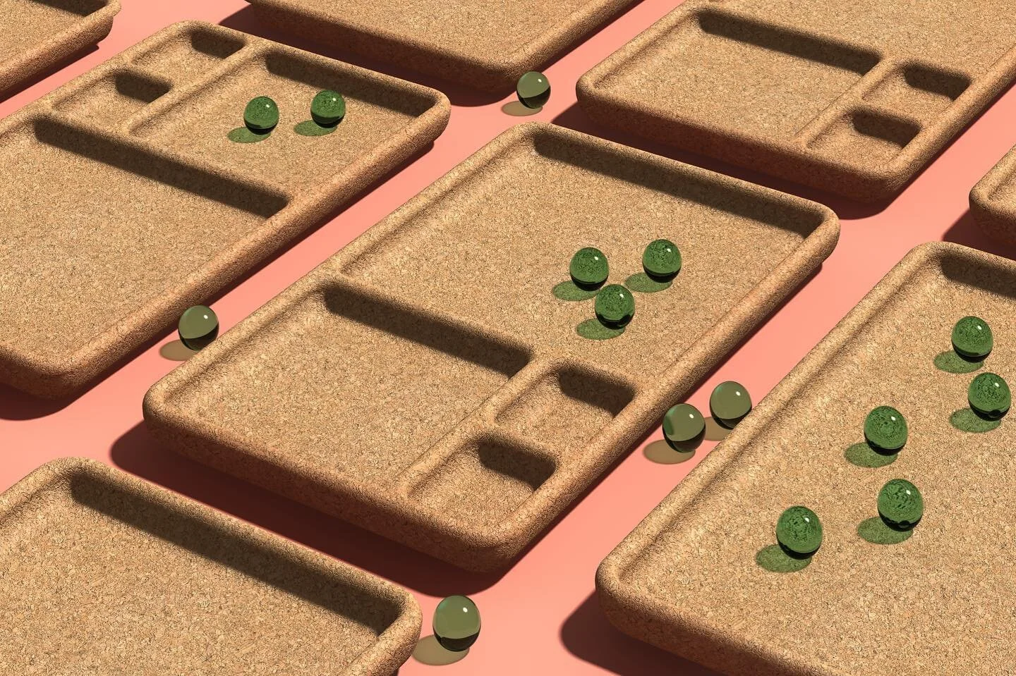 3D rendering study of our #saltpondtray from before the design was confirmed with 3D prints. 🌴