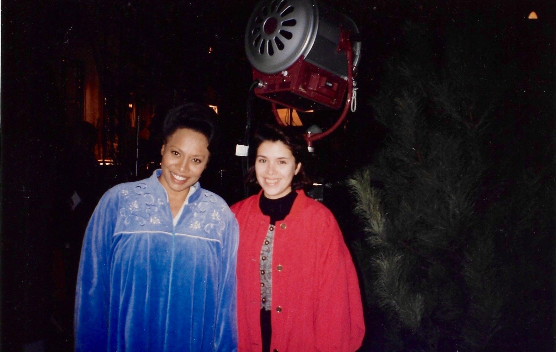  With actress Jennifer Lewis  