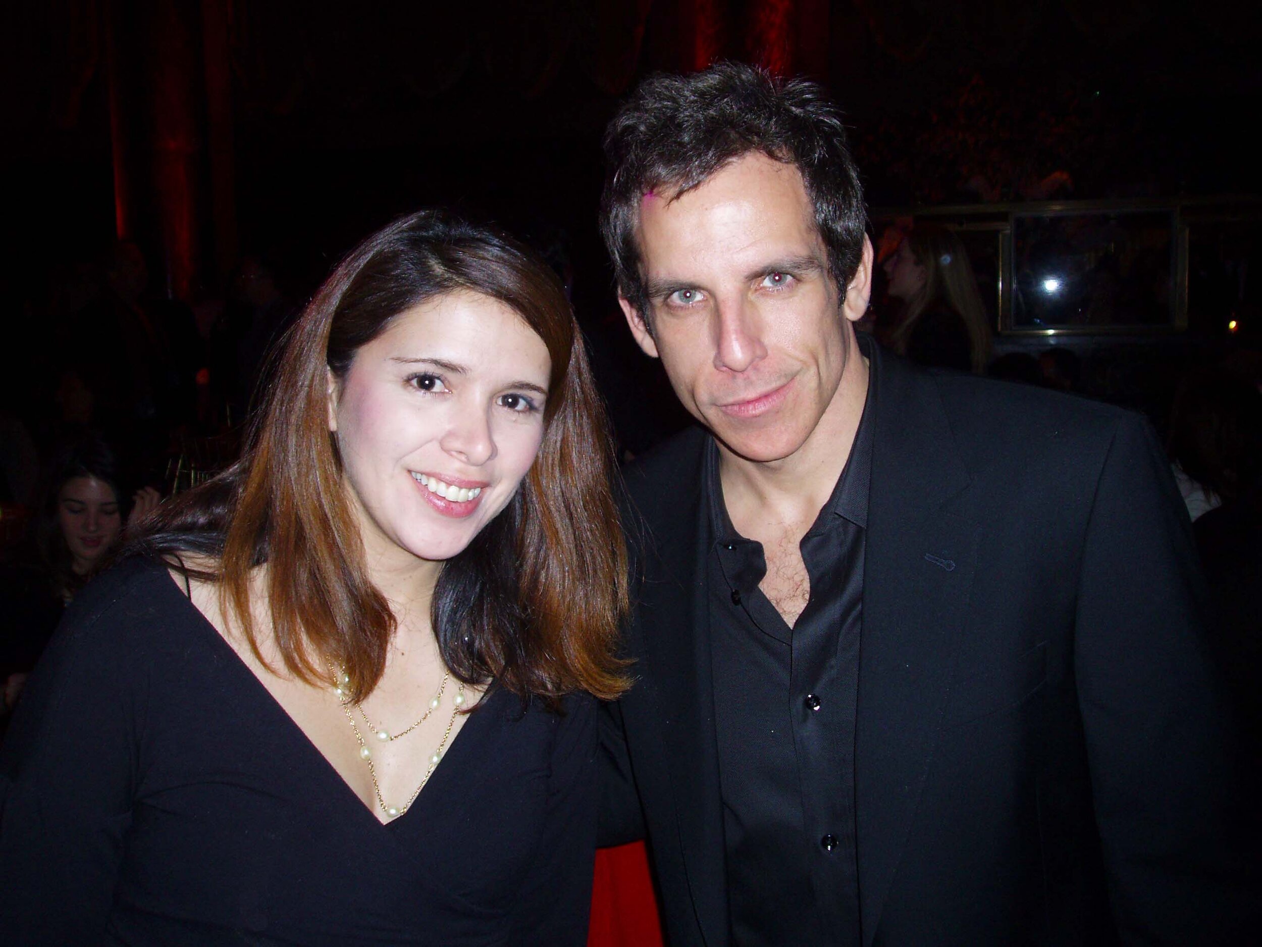 Ana Cuadra with Ben Stiller