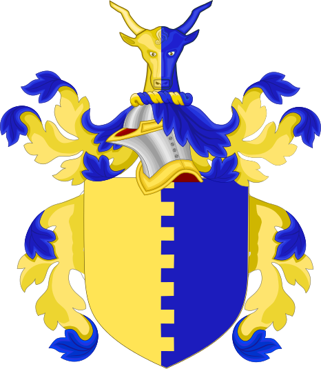 The Coat of Arms of Bartholomew Gosnold.