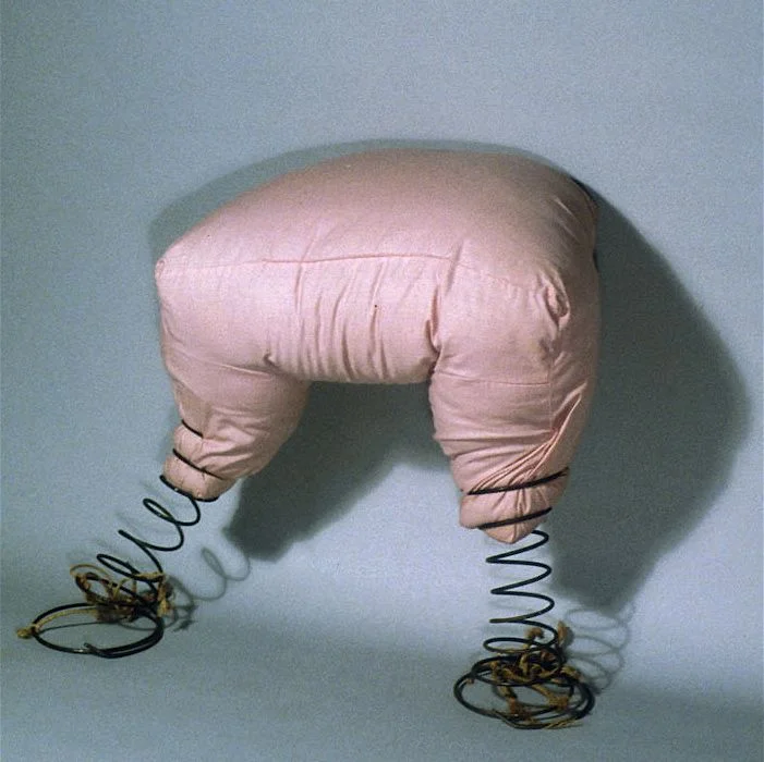 Honey (aka Dhghmunculus 8) 1998 Mixed media (pink bolster pillow & steel bedsprings) Approx. 24" high Honey was a component of my installation "Dhghmunculus" The Lab, San Francisco, October-November 1998