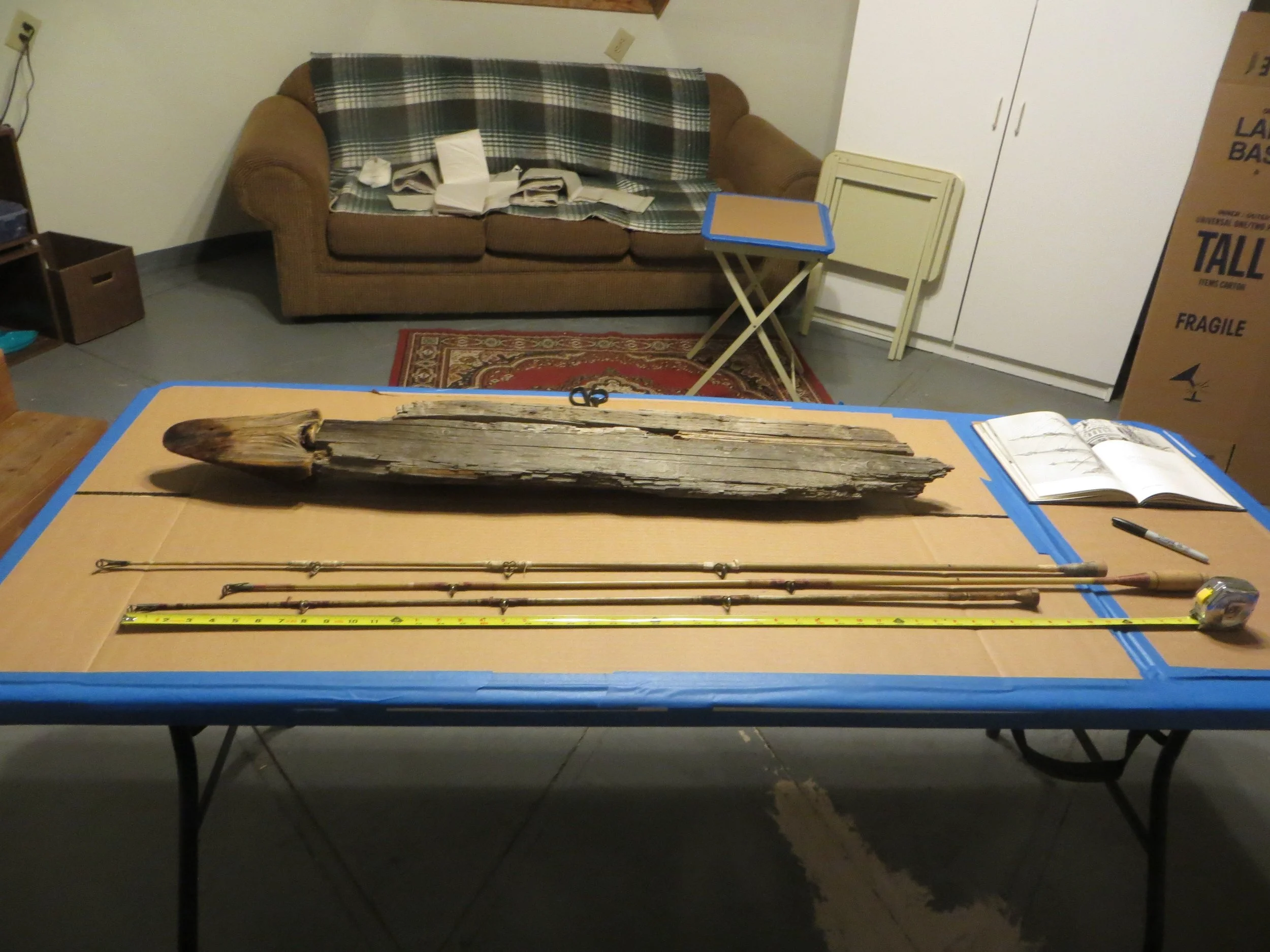 We started with this piece of proto-hull that I brought with me from Oakland.