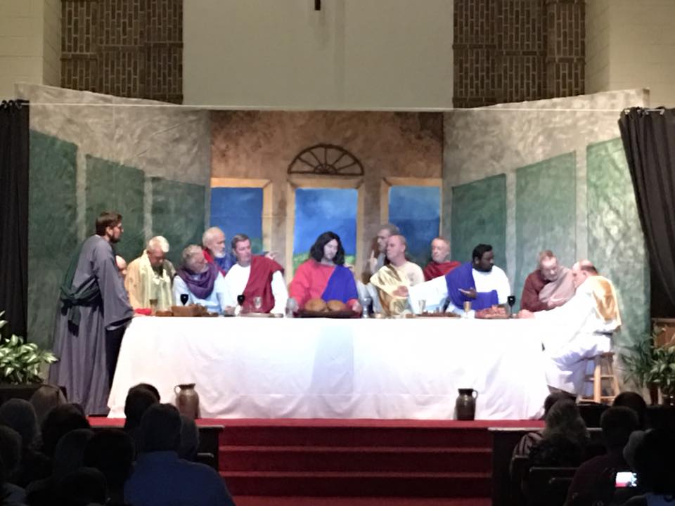 Living Last Supper Drama