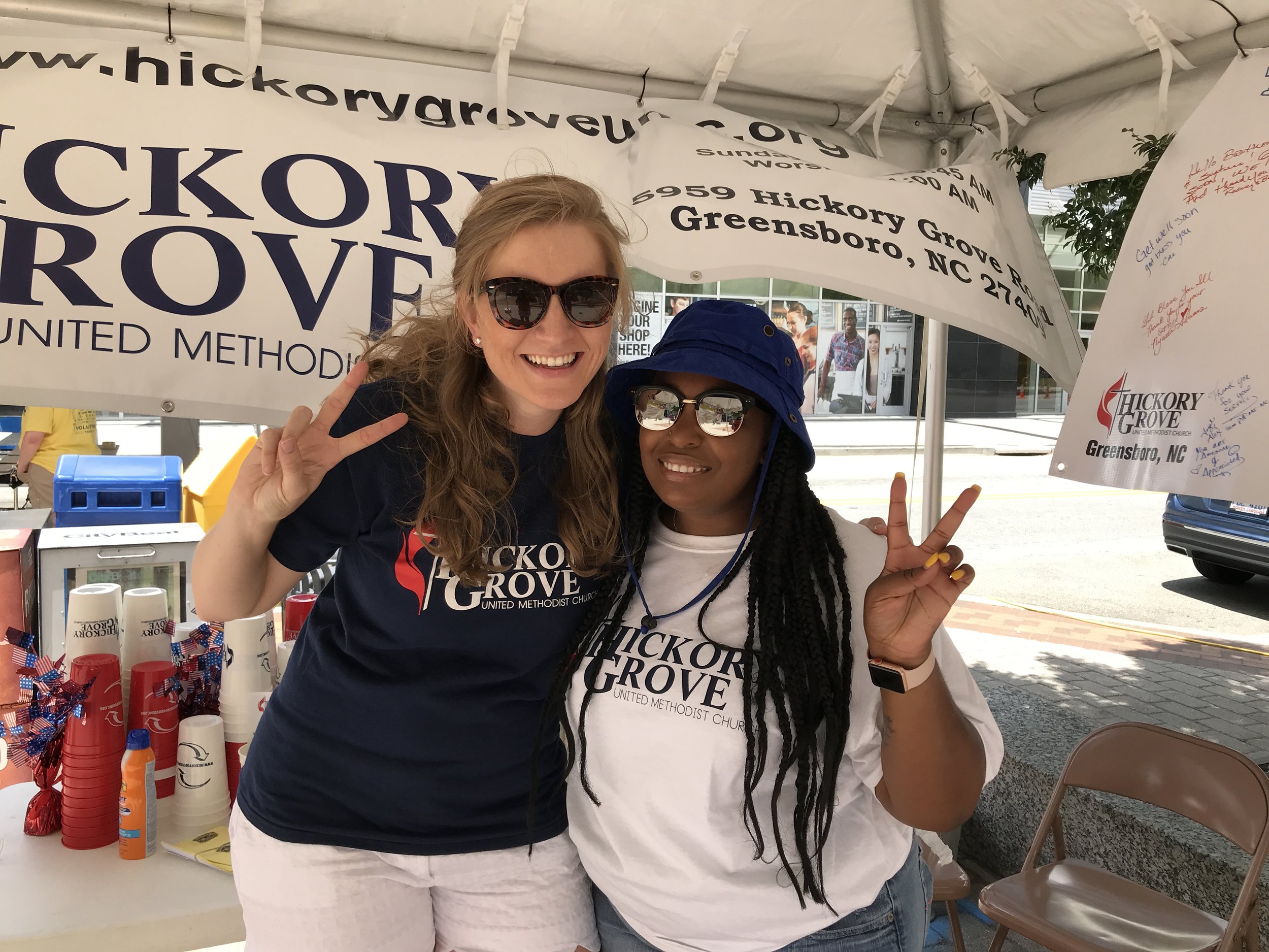 Katie & Nyasia at Fun Fourth!