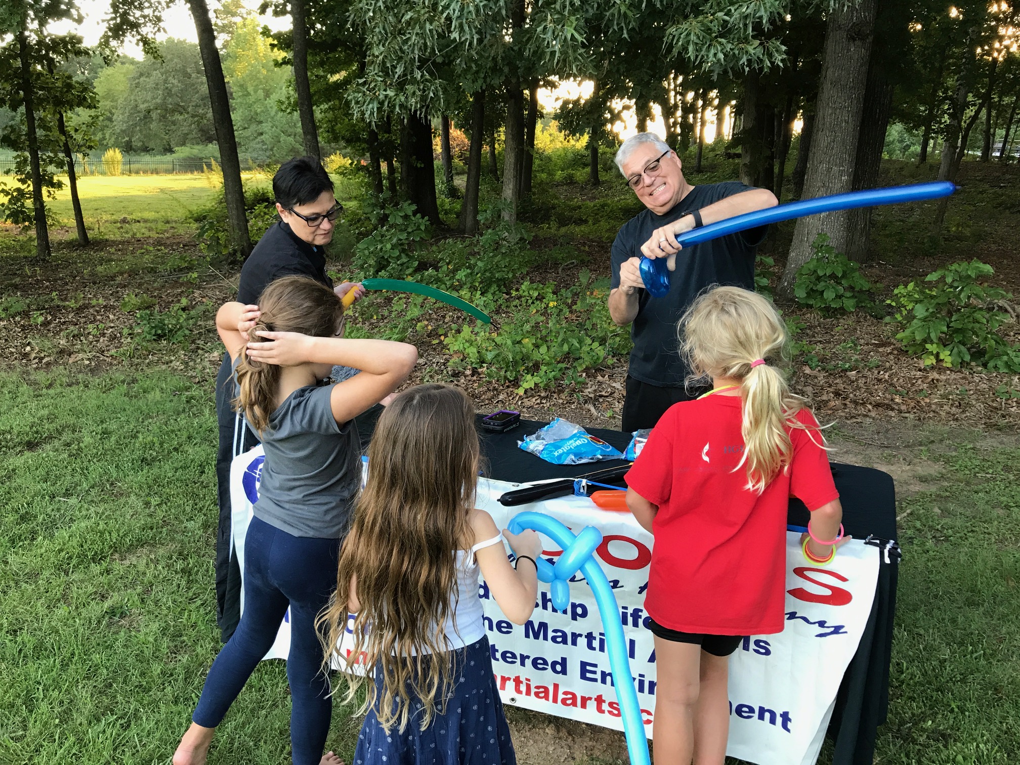 Balloon Fun with Macon Martial Arts at Family Fun Night