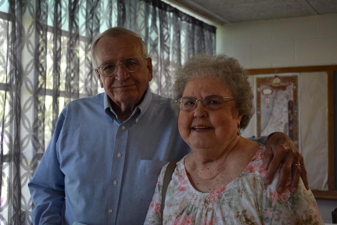 Don & Dot Gwynn after service