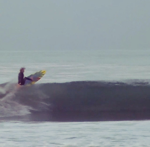 Matt Duma doing a nice floater during practice before a Volcom contest!