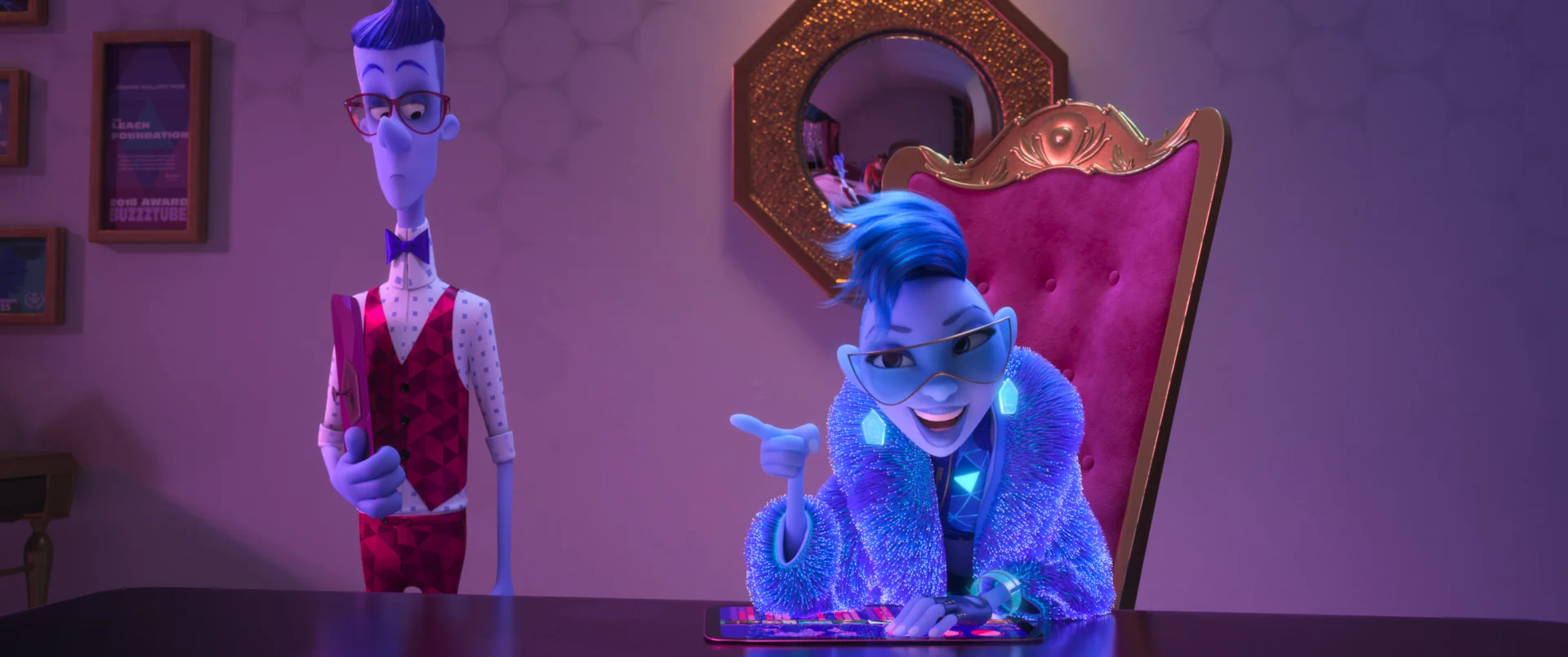 Ralph meets new character Yesss (Henson), the expert in what is worthy of being viral.