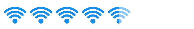 His rating: 4.5 out of 5 “WiFi Signals”