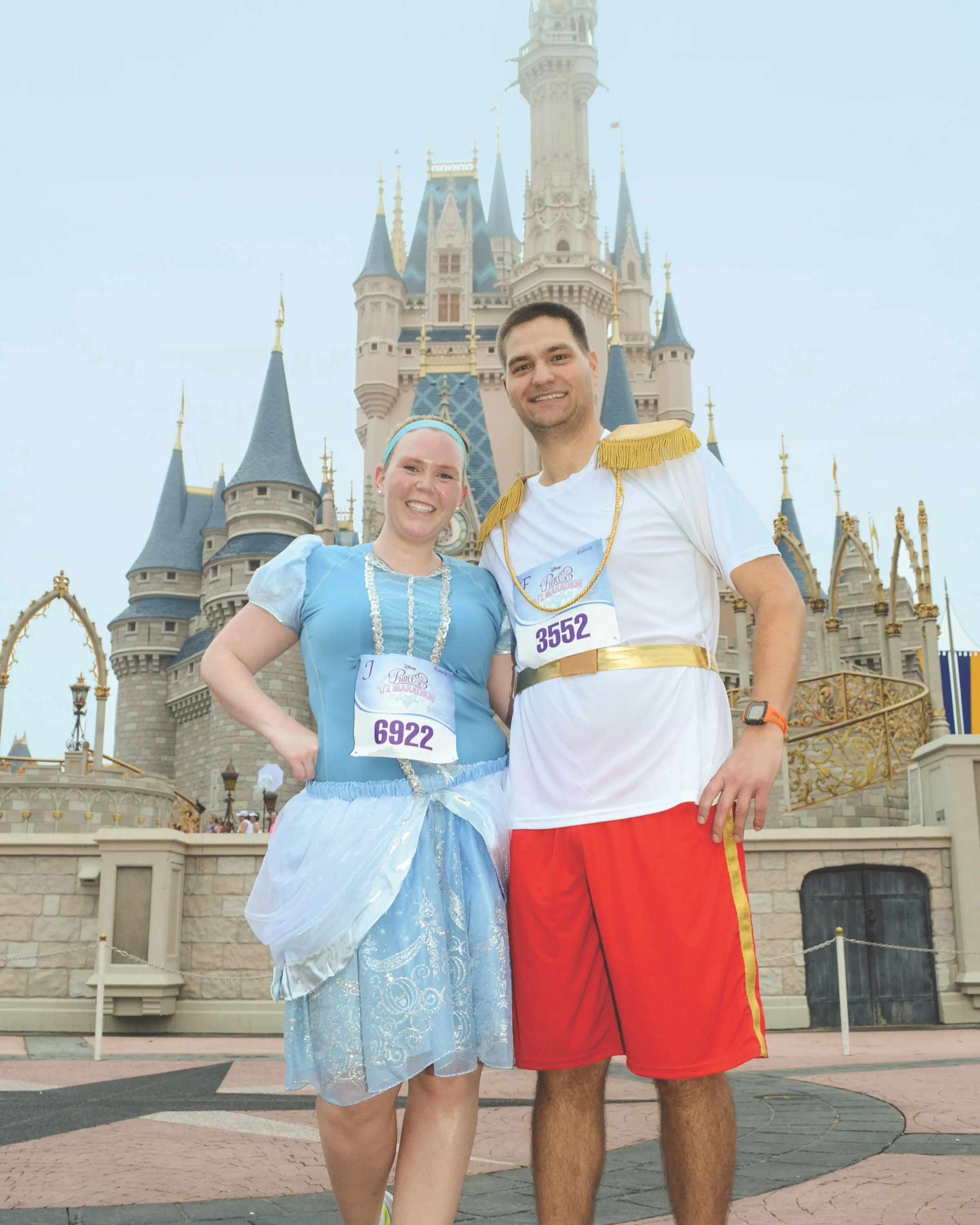 Running the Princess Half Marathon.