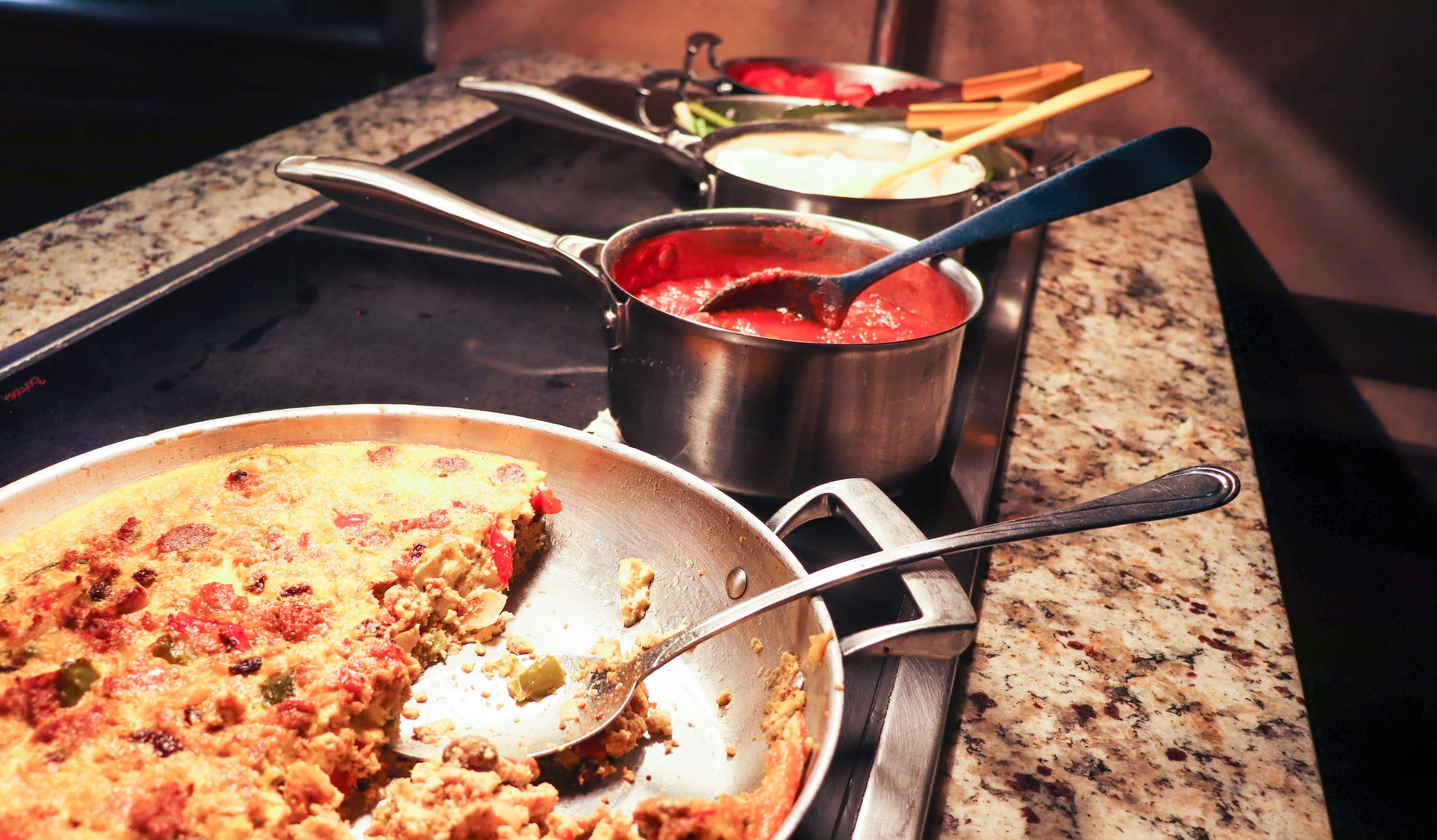An assortment of African dishes to try…