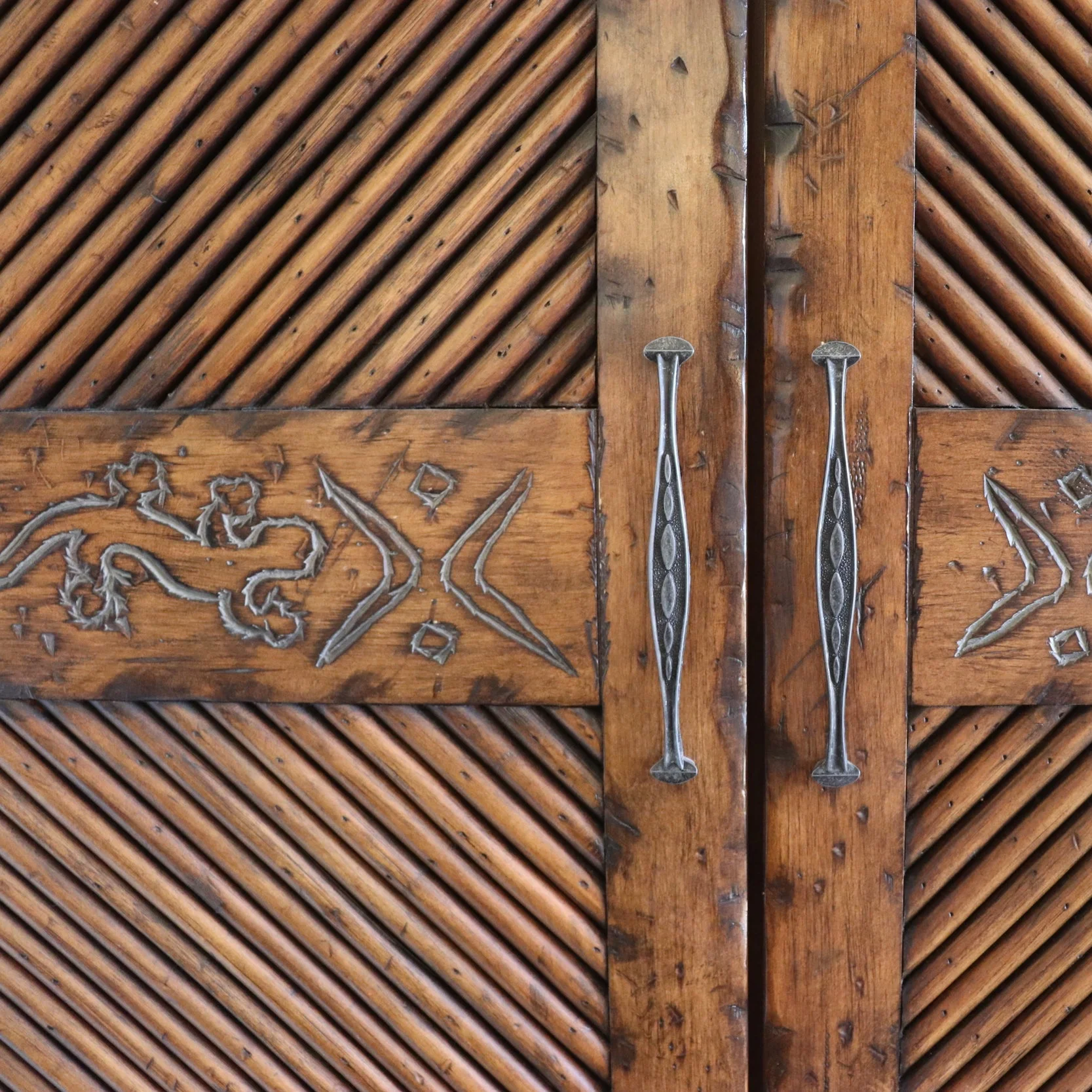 Armoire detailing.