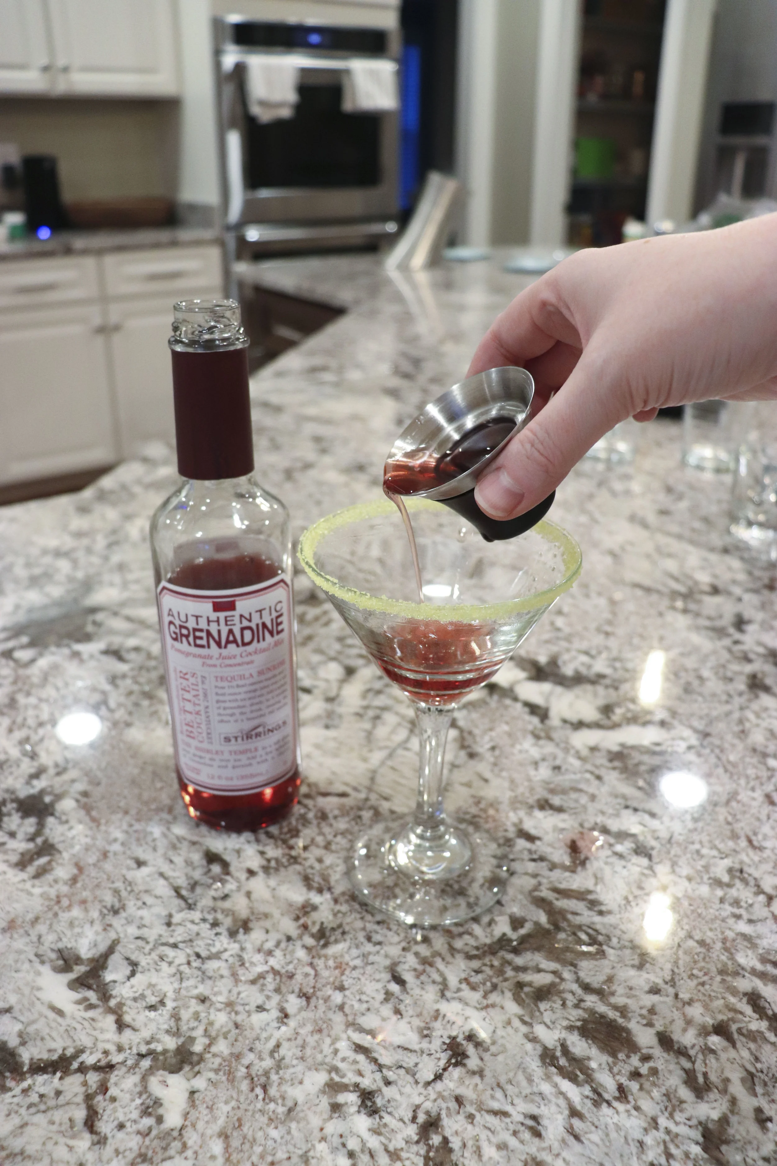 Step Two: The First Layer of Grenadine