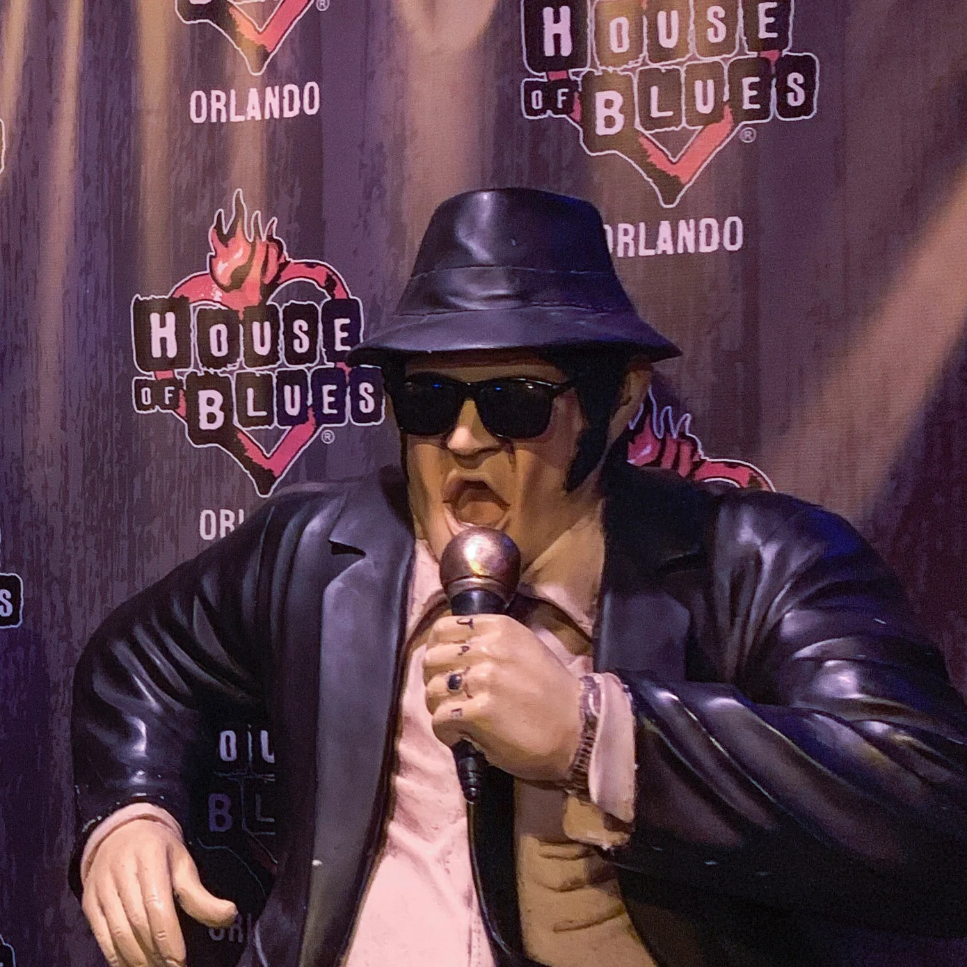 Some fun Blues Brothers statues were up front too.