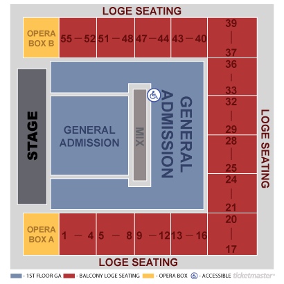 House Of Blues Seating Chart Orlando