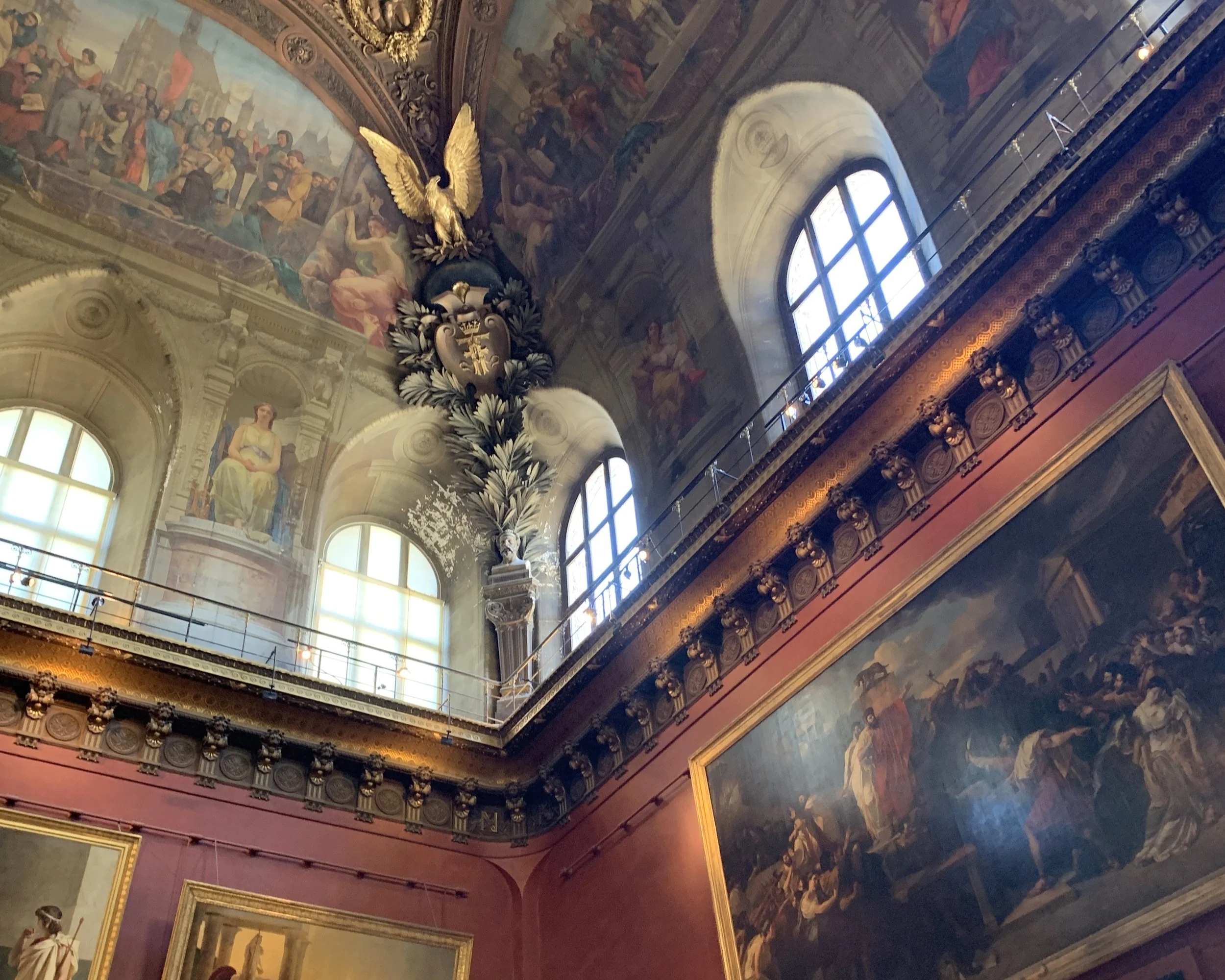 Some of the ceiling detail was so intricate.