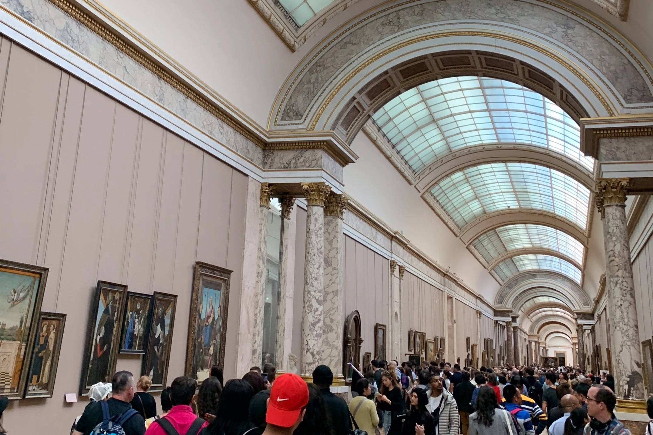 Yeah, you could say the Louvre is popular.