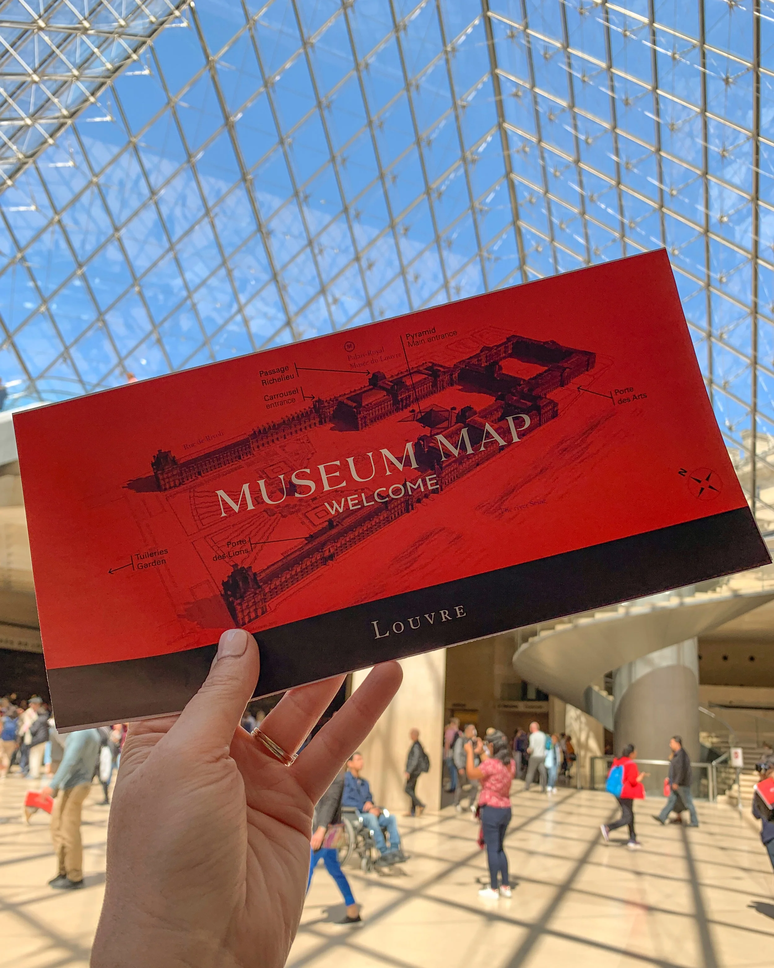 Make sure to grab a map!