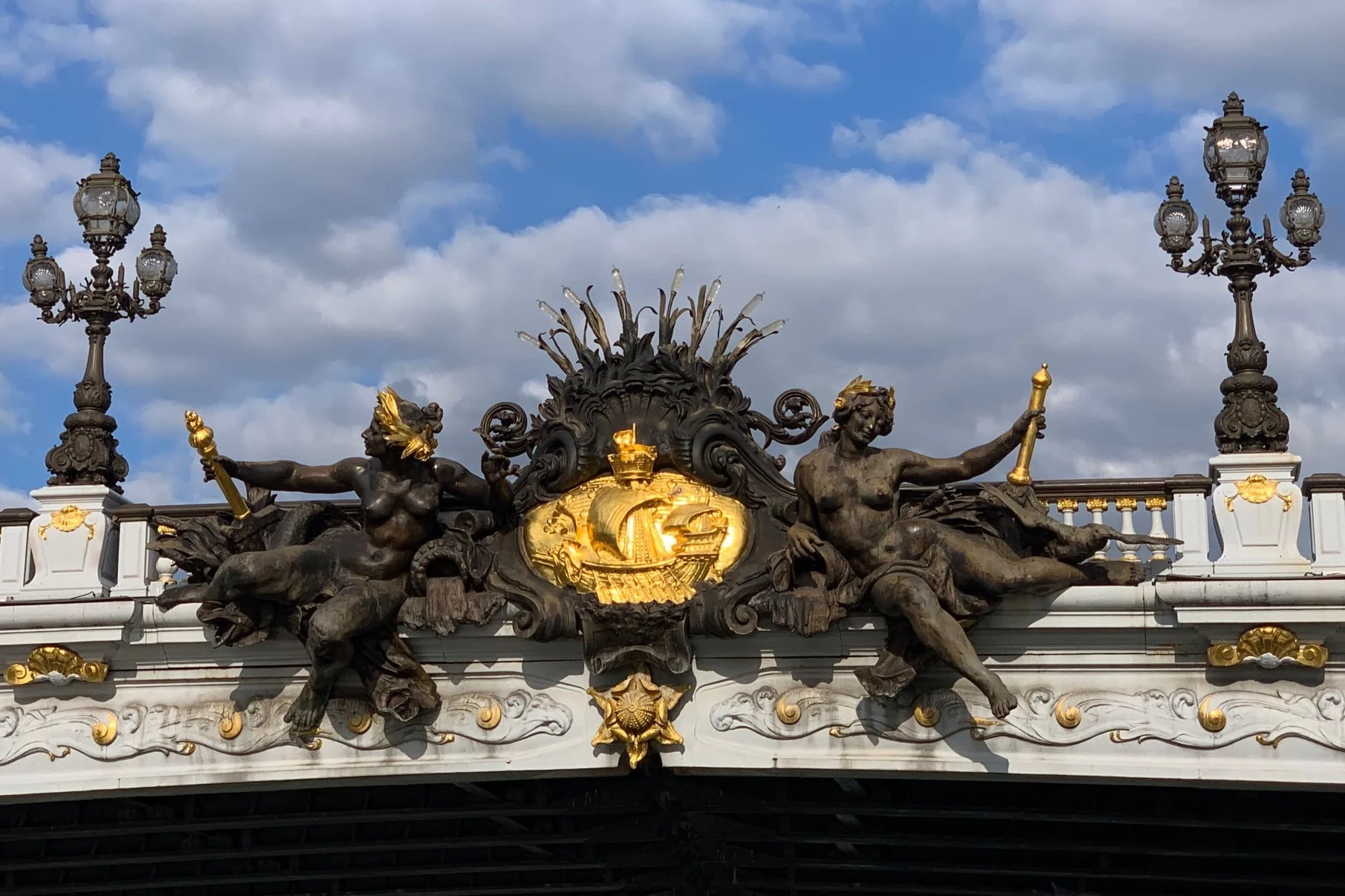 We were able to see more detailing on bridges as we passed.