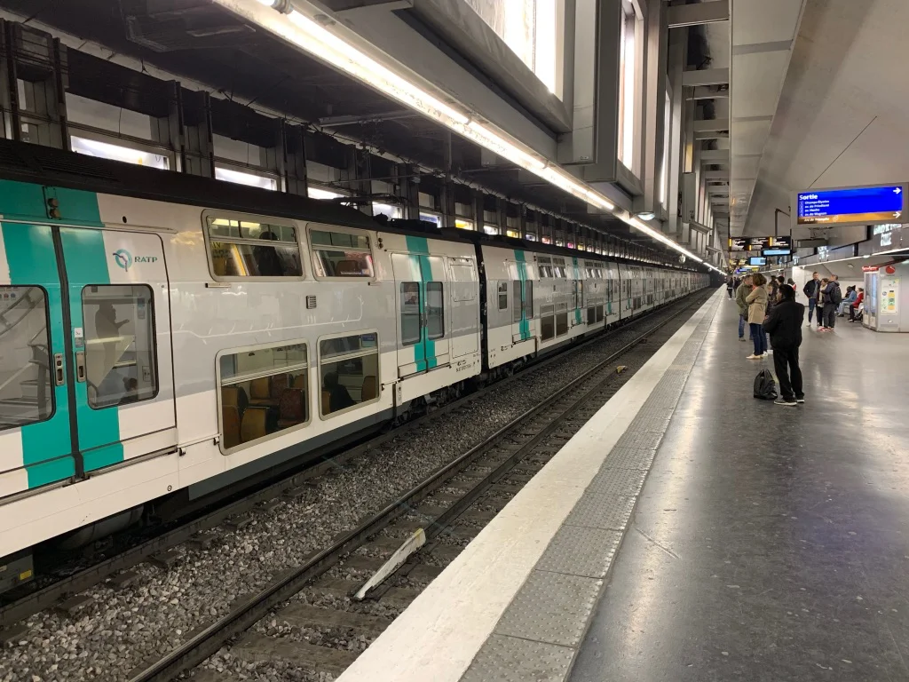 We were able to use the RER trains as well.