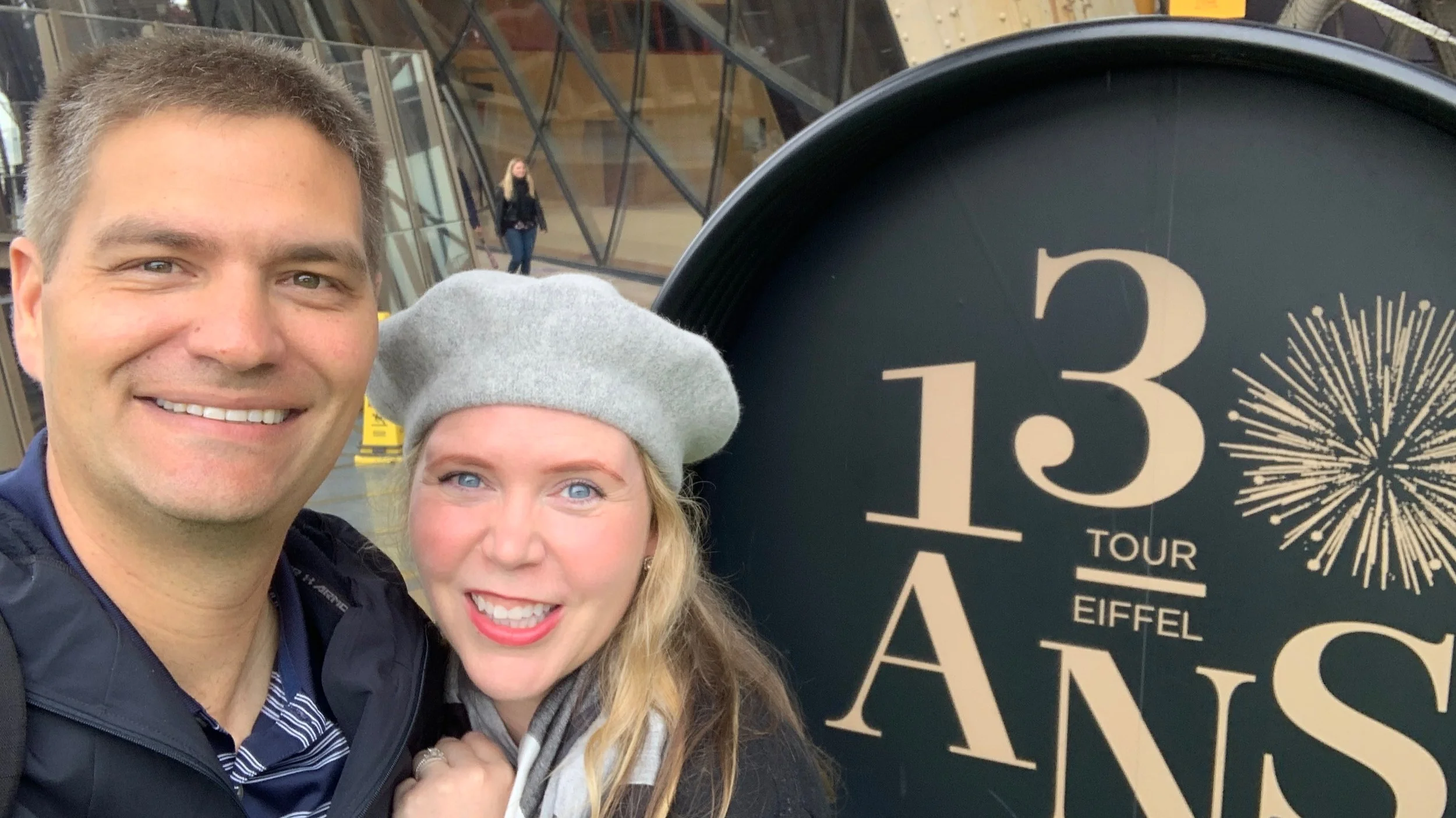 Visiting the Eiffel Tower during the 130th anniversary was a neat surprise.