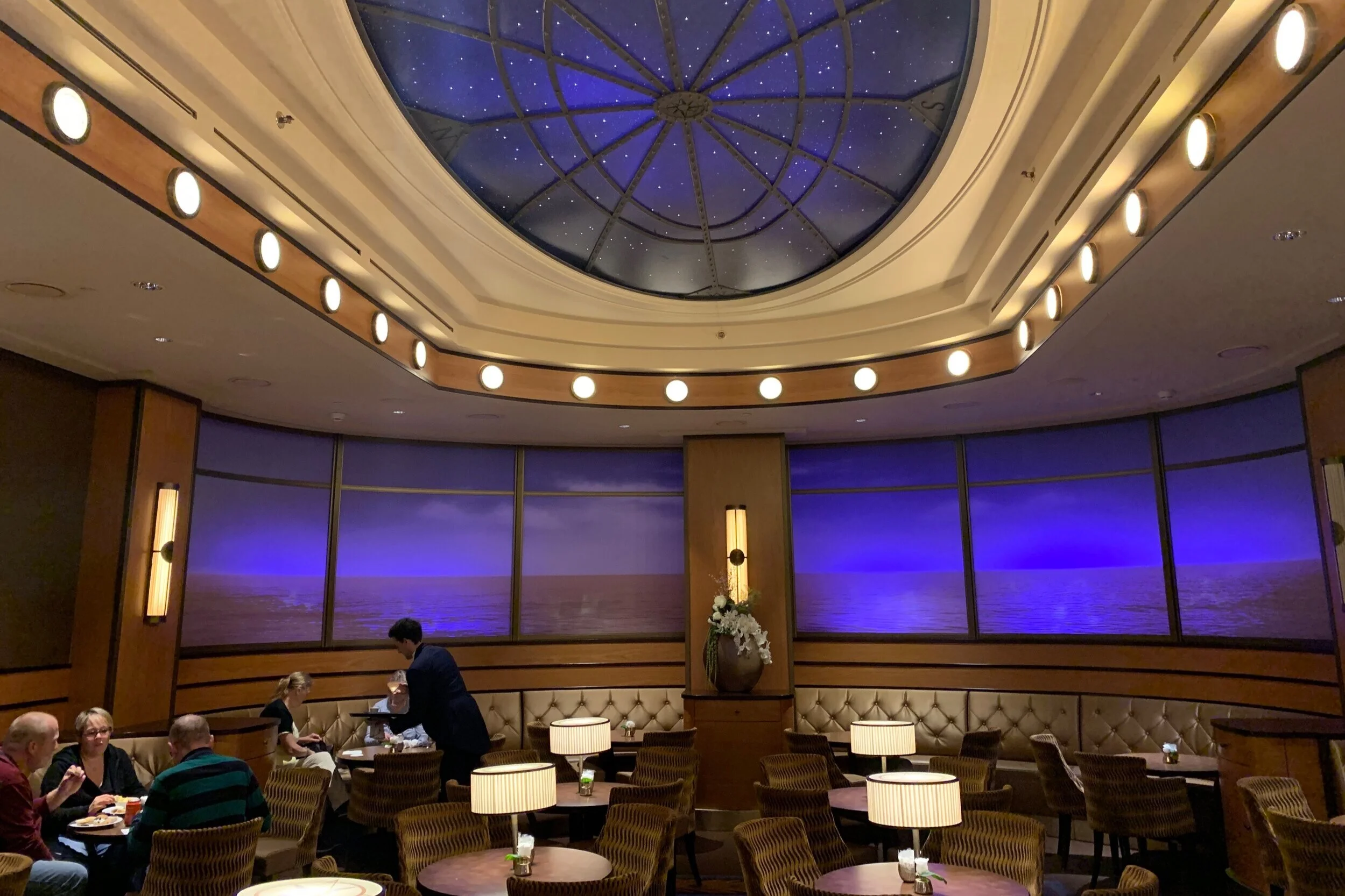 We loved the design of the room. Check out that ceiling!