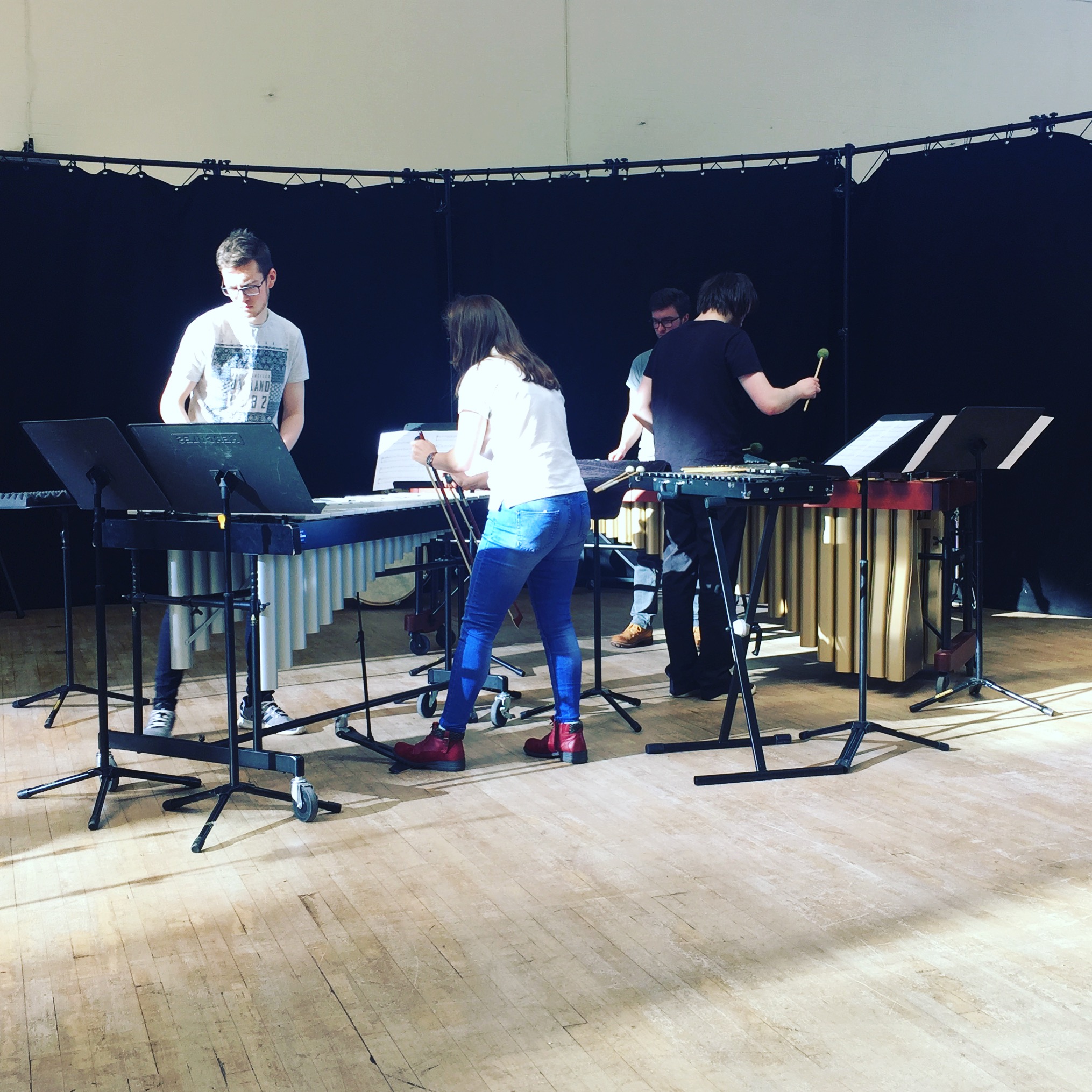 Premiere of “Blackbird" for percussion