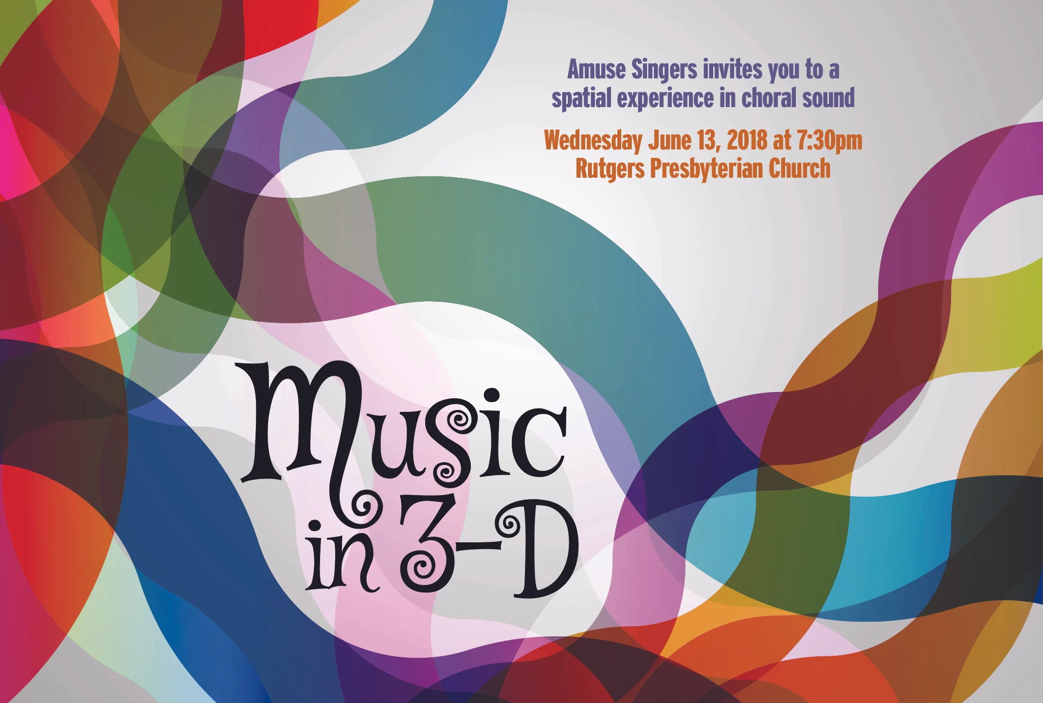 “Music in 3D" with Amuse Singers