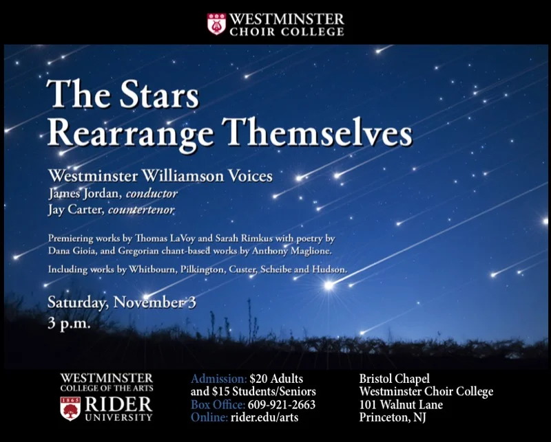“Scattered Light" at Westminster Choir College 