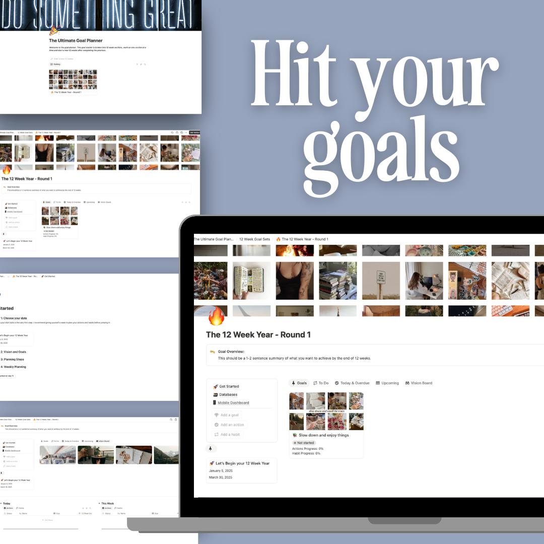 The Ultimate Goal Planner