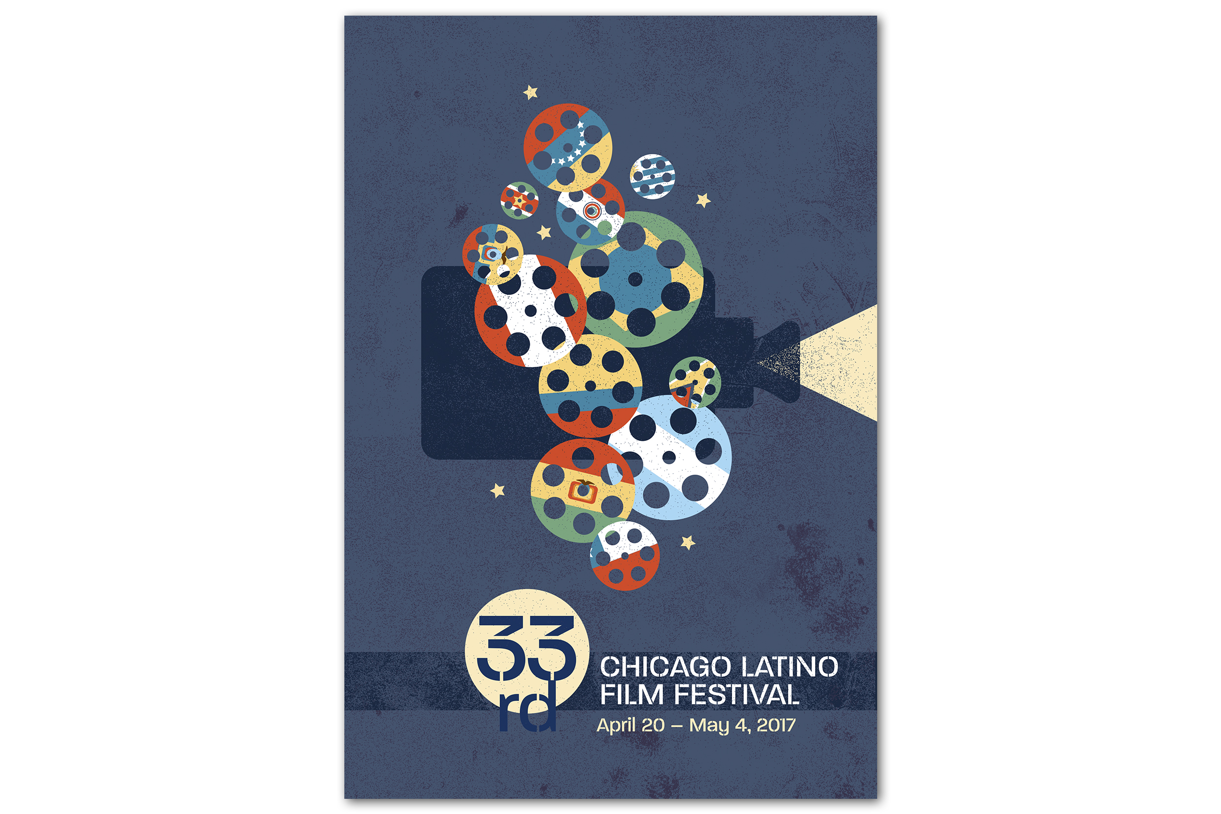  Poster concept designed for the Chicago Latin Film Festival.  ROLE: Concept, design, and illustration. 