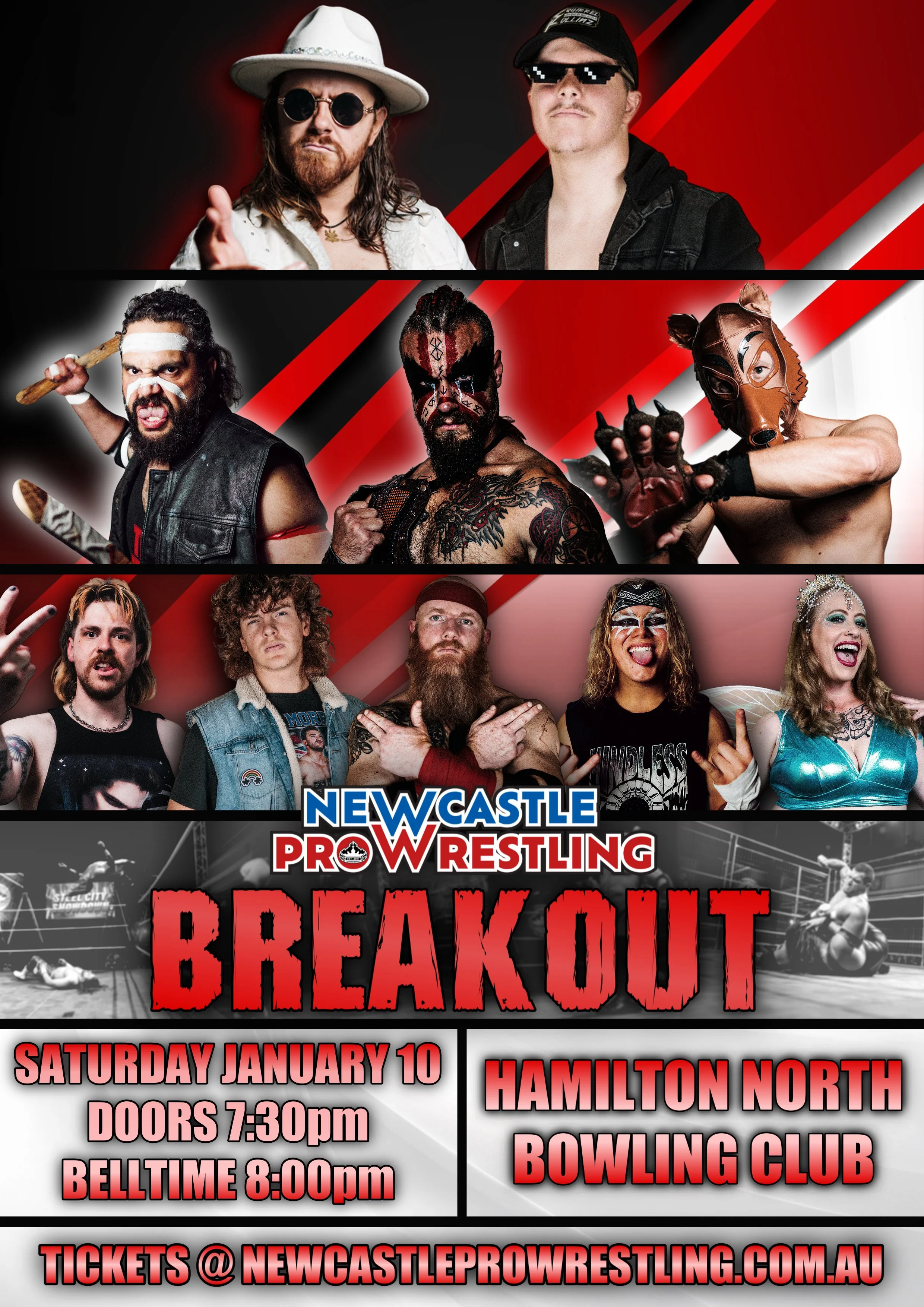 Newcastle Pro Wrestling presents “Breakout” 