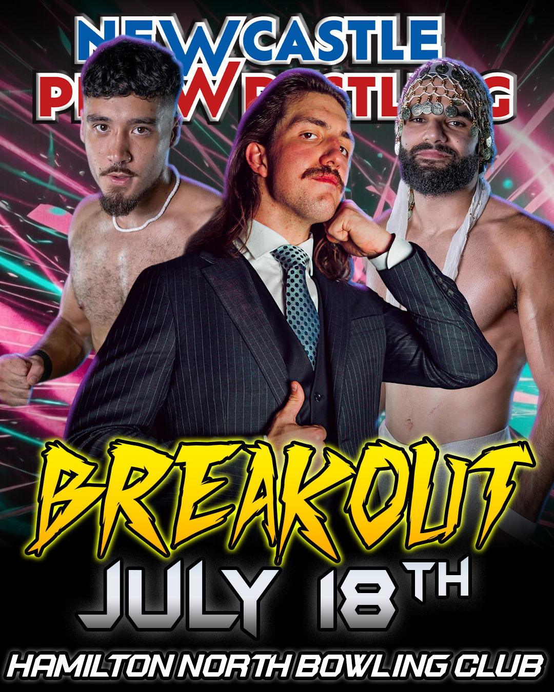 Newcastle Pro Wrestling presents “Breakout”  