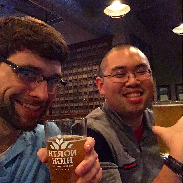 Podcast shenanigans at North High Brewing!