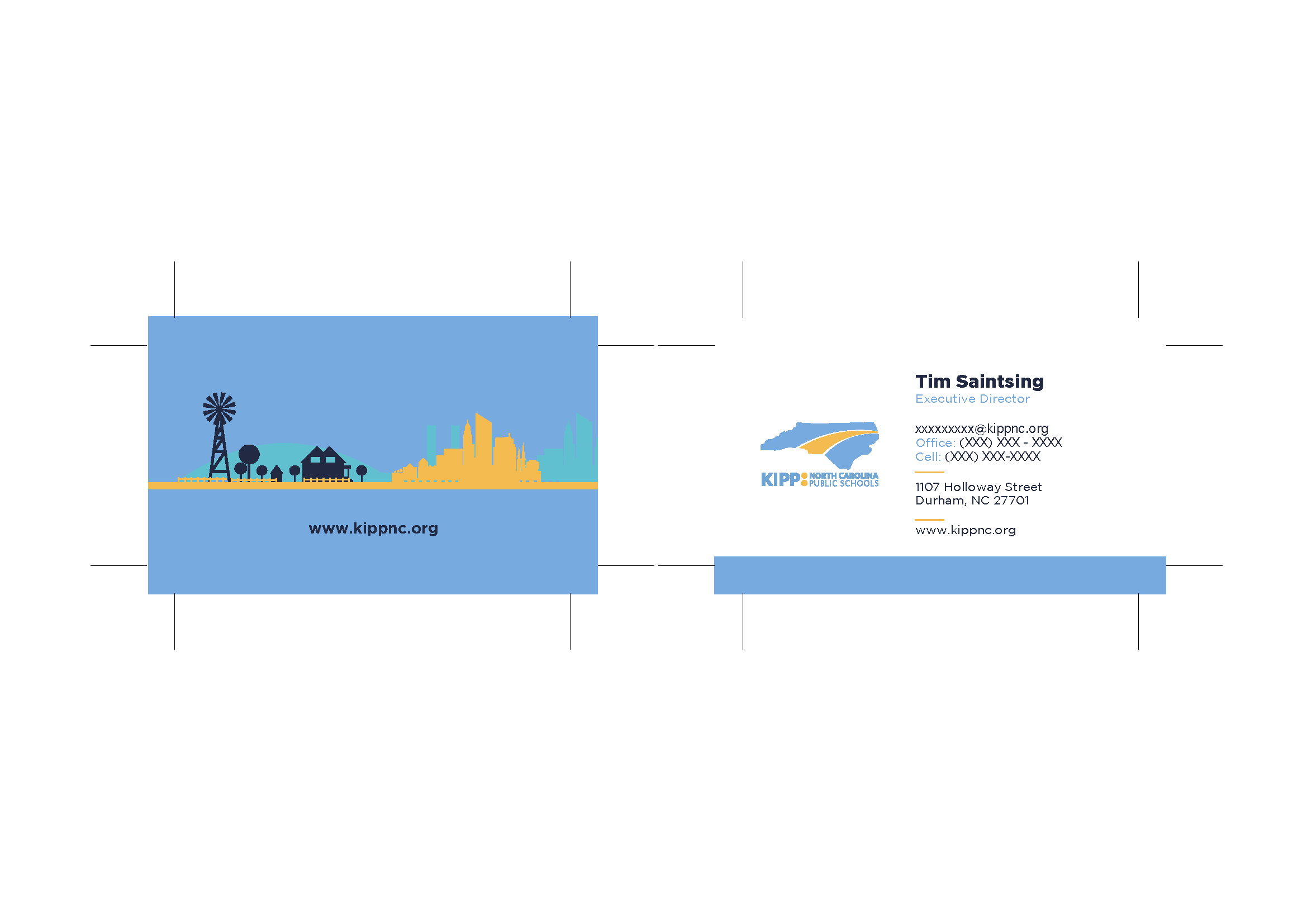 KIPP NC Business Card