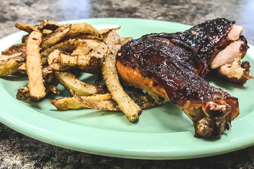 BBQ Chicken & Fresh Cut Fries