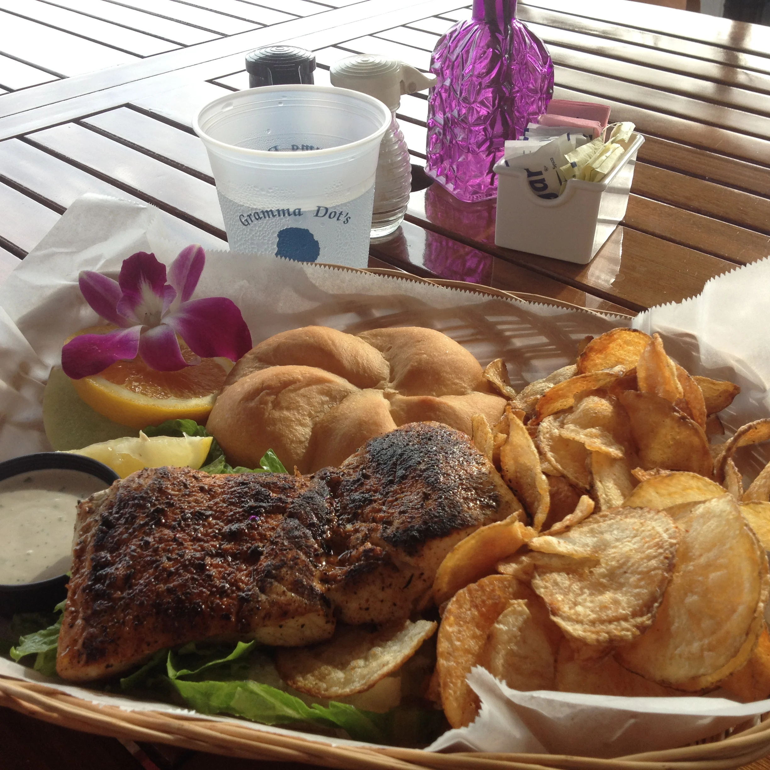 Blackened Mahi Mahi Sandwich