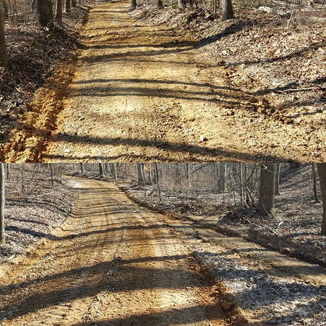 Road repair, grading, and drainage.