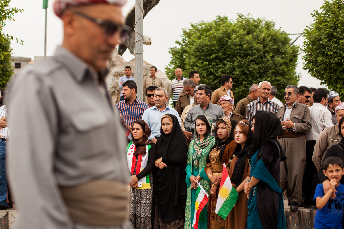  Iraqi Kurds on the streets of Diana Iraq (2016). 