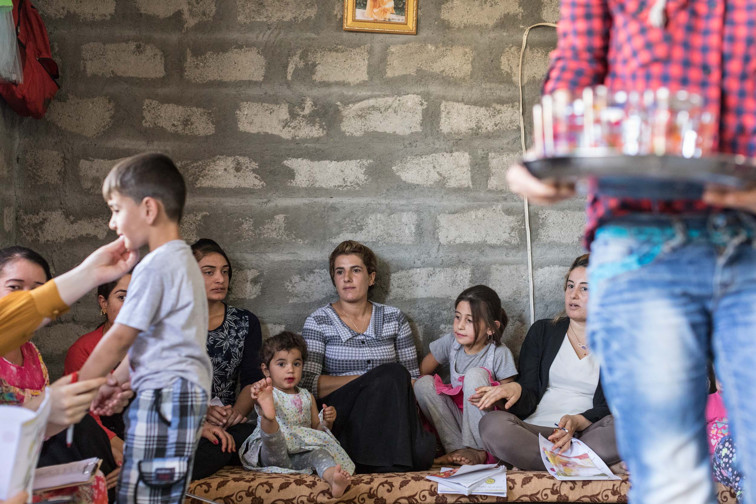  Yazidis at their camp in Rwandz, Iraqi Kurdustan (2016). 