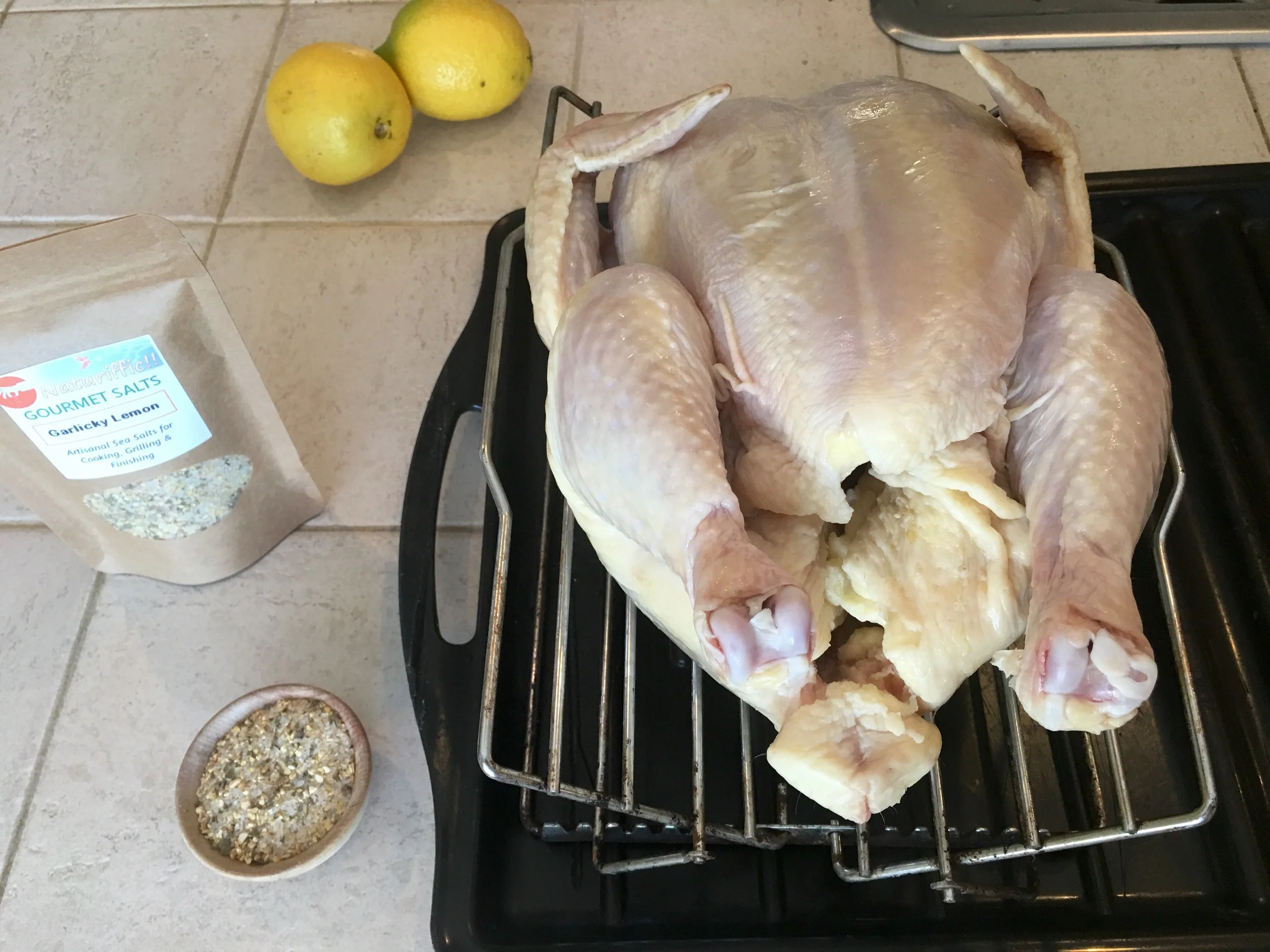Garlic Lemon Chicken Smoked With Cherry Wood — Naturiffic Gourmet BBQ