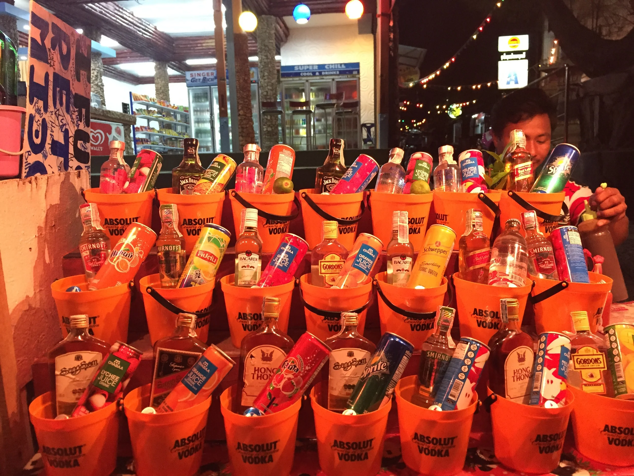 Ko Phangan &amp; Literal Drink Buckets