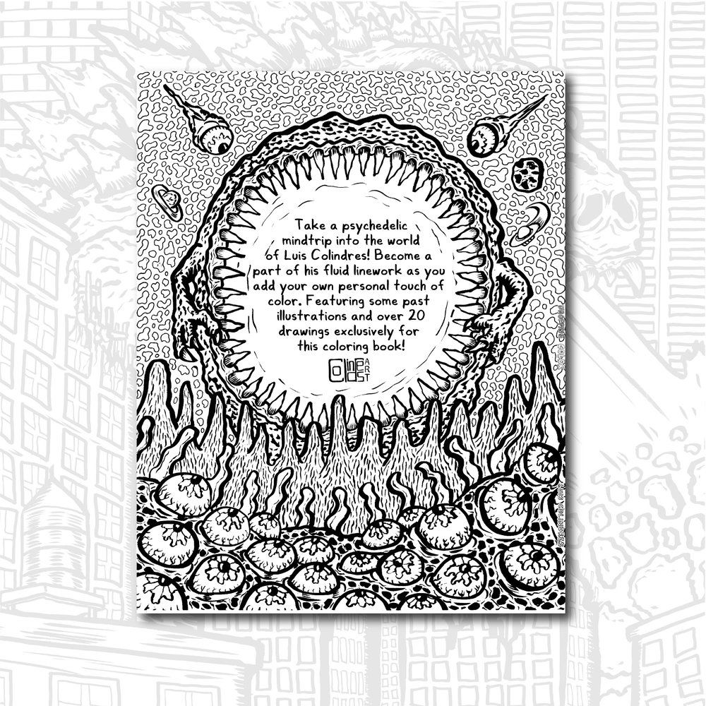 Download Dropping Color A Mindtrip Coloring Book Luis Colindres Art