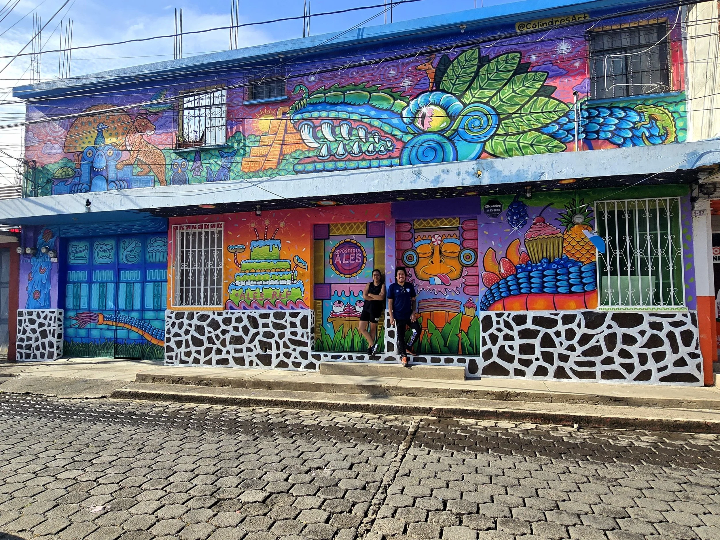 13 Mayan Spirit Animals Mural